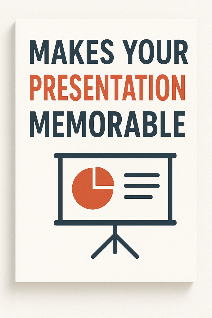 how to make your presentation
 memorable