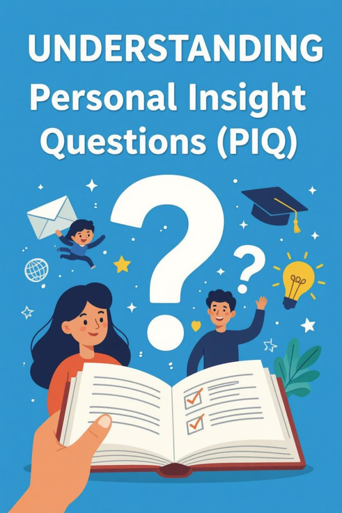 Understanding the UC Personal Insight Questions (PIQ)