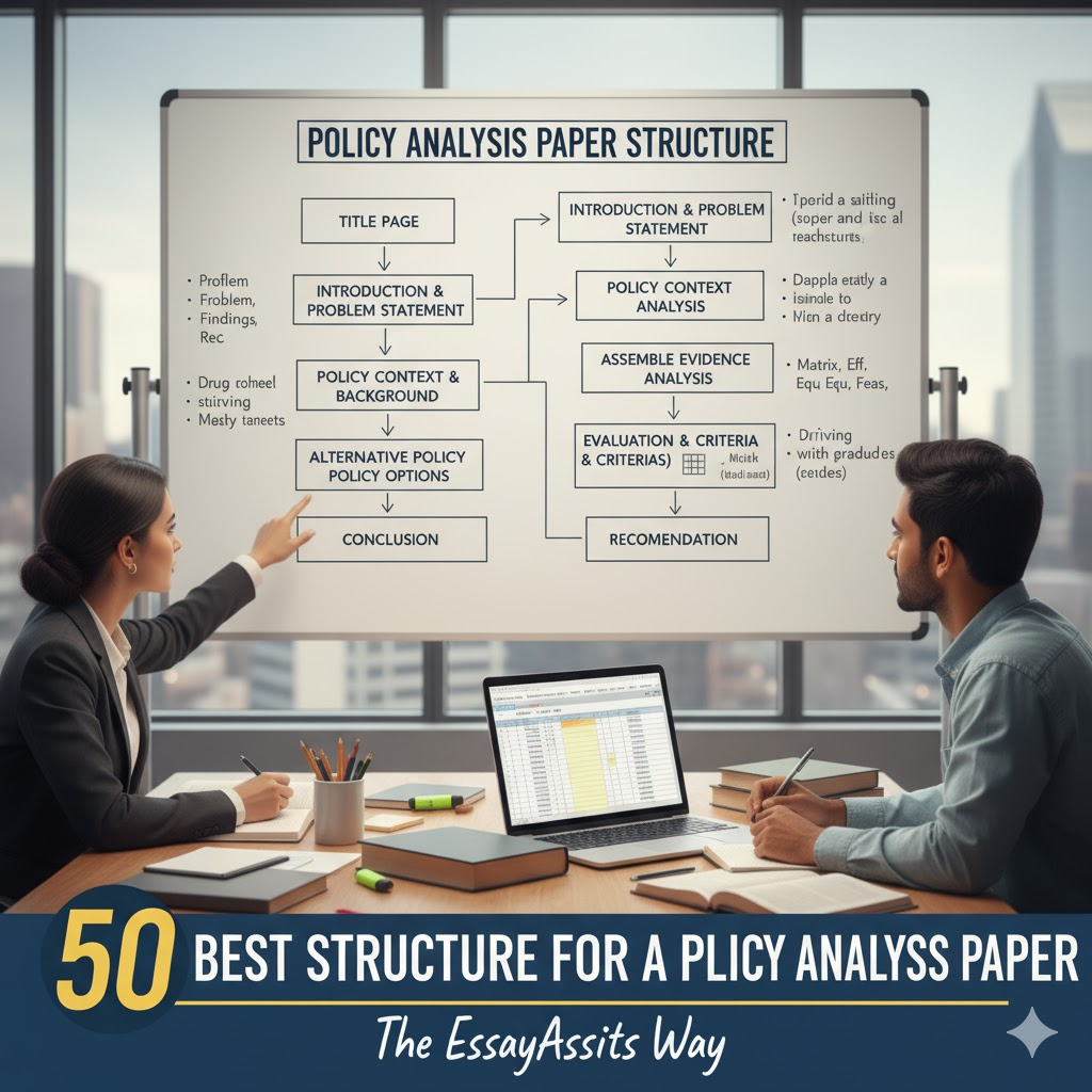 best structure for a policy analysis paper
