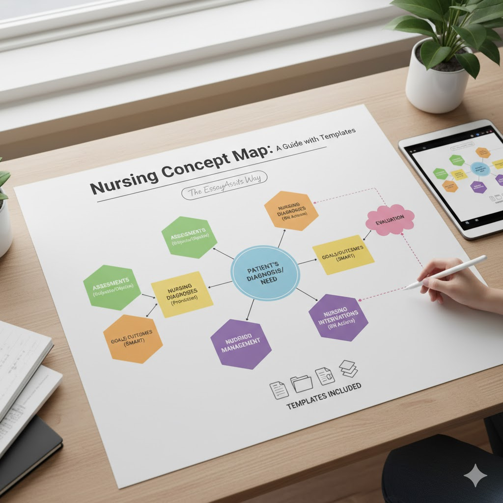 Nursing Concept Map: A Guide with Templates — The EssayAssits Way