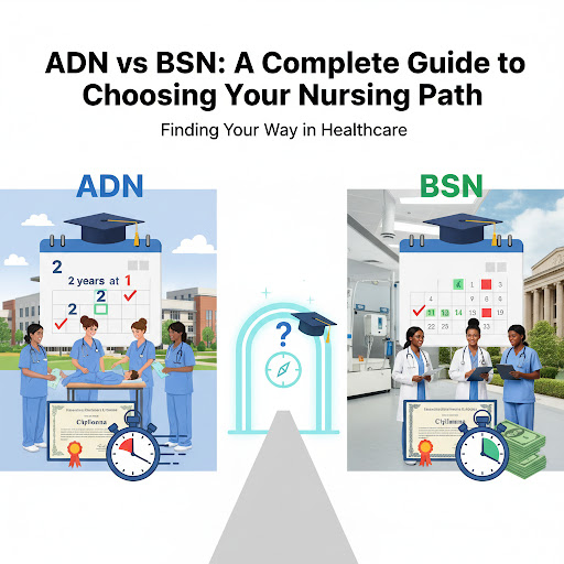 ADN vs BSN: A Complete Guide to Choosing Your Nursing Path”