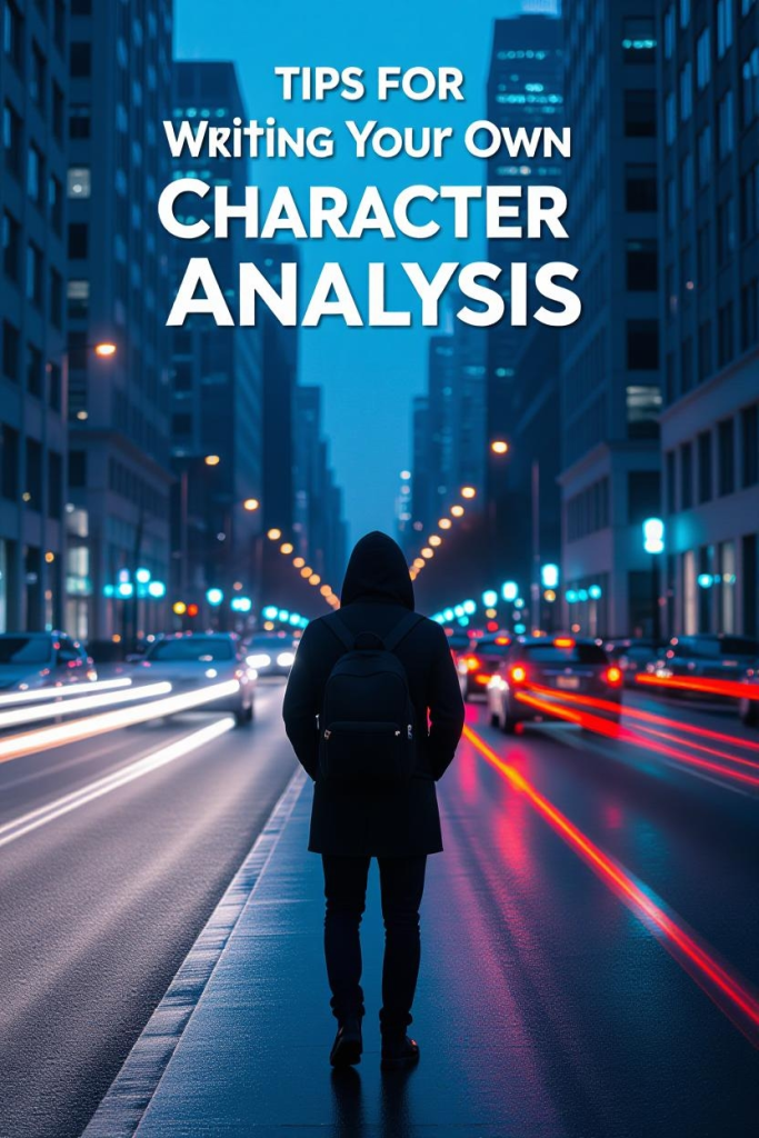 tips for writing your own character analysis