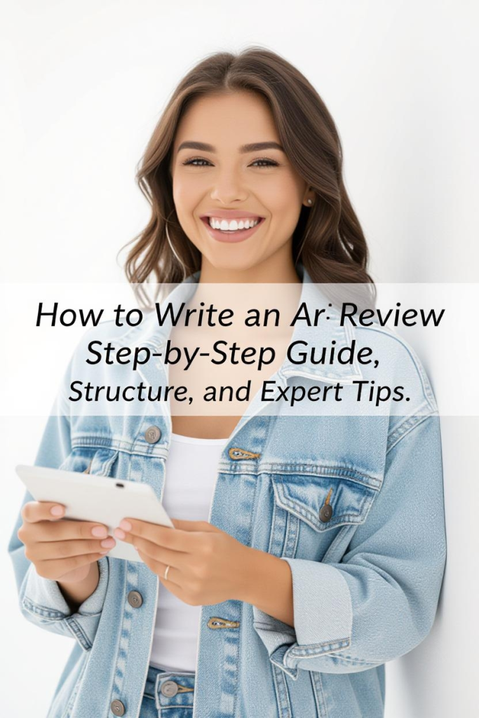 how to write an article review guide