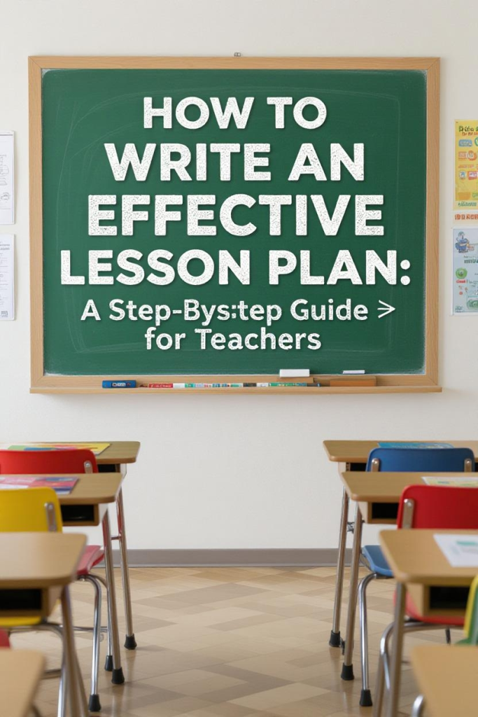 How to Write an Effective Lesson Plan: A Step-by-Step Guide for Teachers