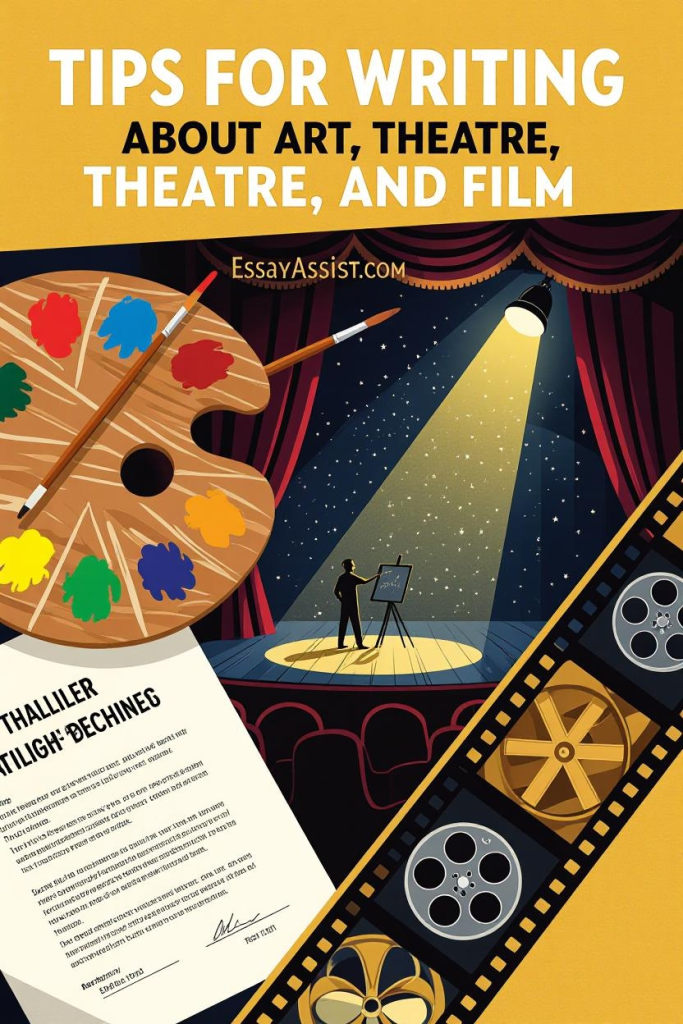 Tips for Writing About Art, Theatre, and Film