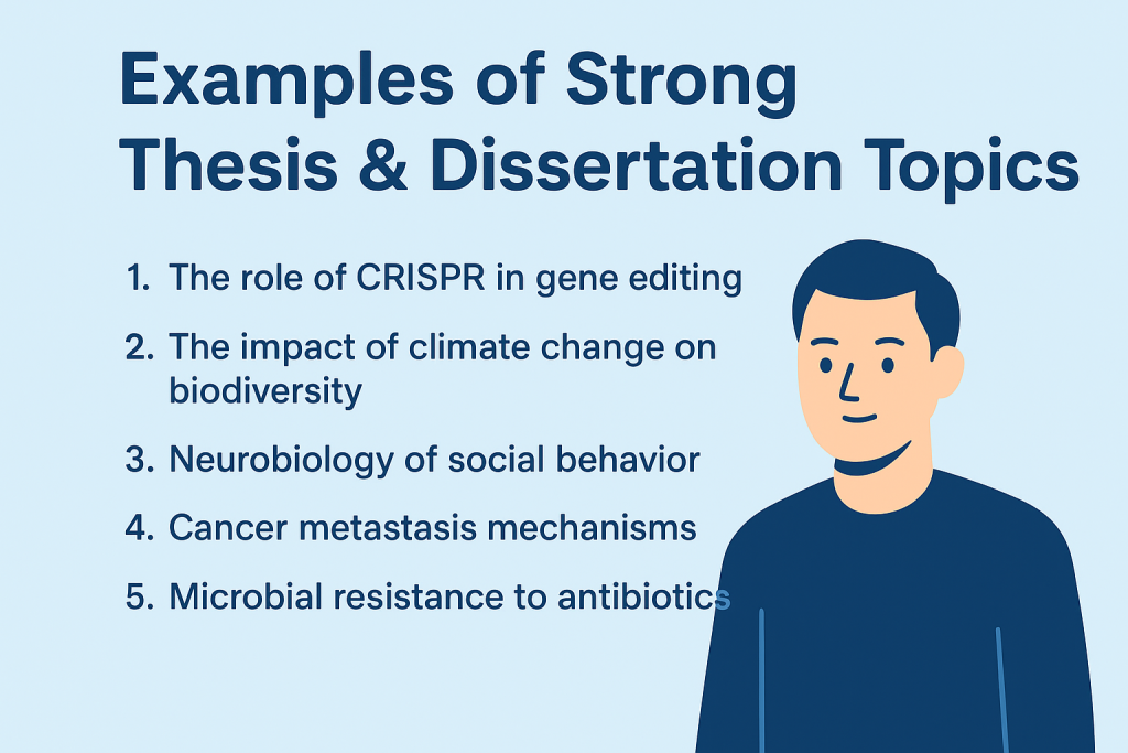 Examples of Strong Thesis & Dissertation Topics