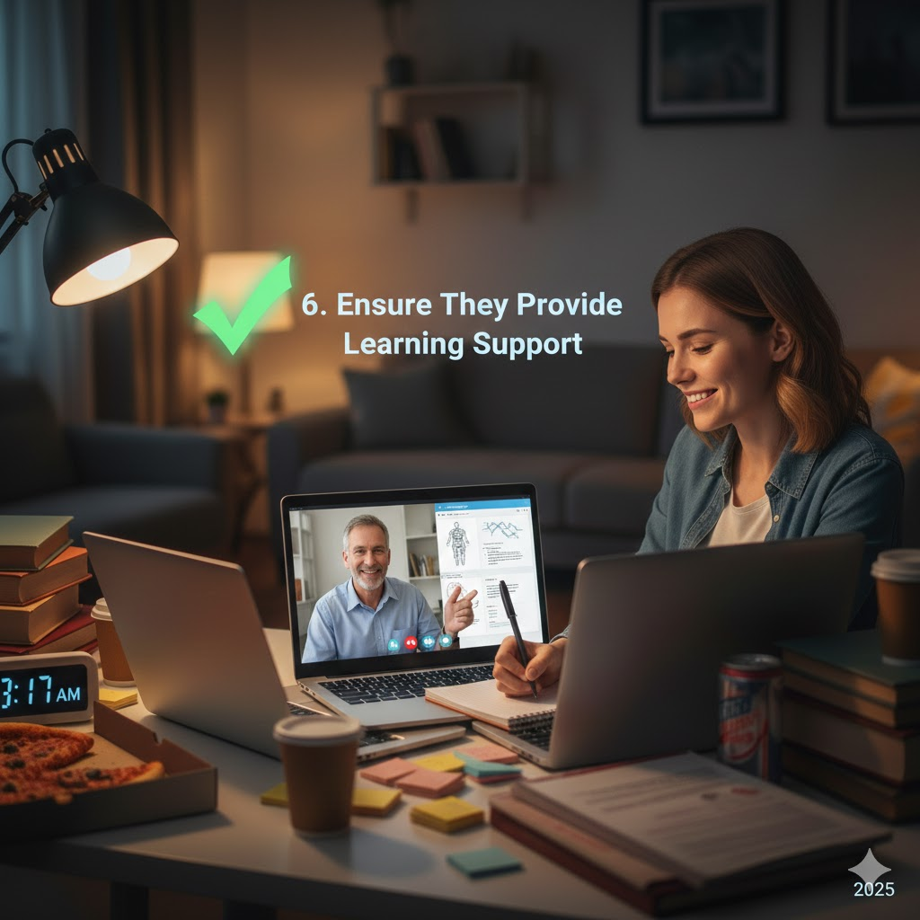 Ensure They Provide Learning Support