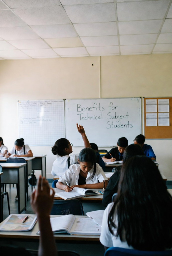 Benefits for Technical Subject Students