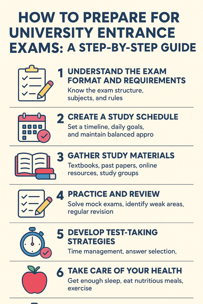 How to Prepare for University Entrance Exams: A Step-by-Step Guide