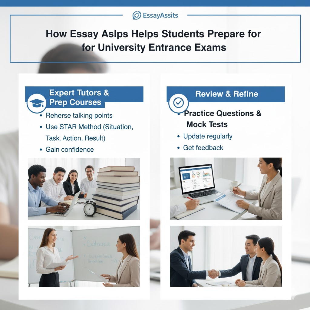 How EssayAssits Helps Students Prepare for University Entrance Exams