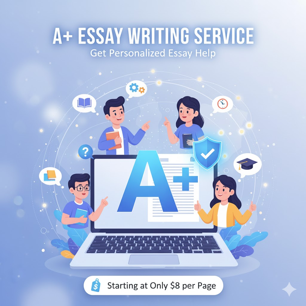 A+ Essay Writing Service: Get Personalized Essay Help Starting at Only $8 per Page