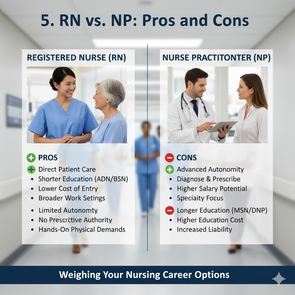  RN vs. NP: Pros and Cons
