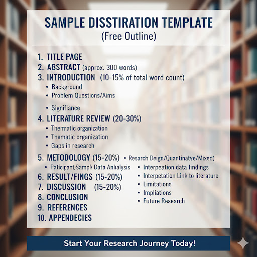 Sample Dissertation Template (Free Outline)