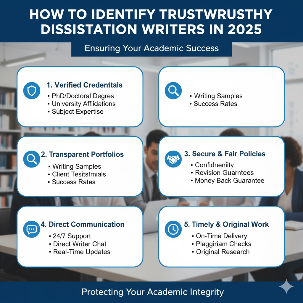 How to Identify Trustworthy Dissertation Writers in 2025