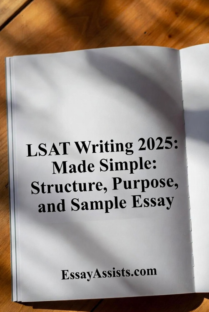 LSAT Writing 2025 Made Simple: Structure, Purpose, and Sample Essay by EssayAssits.com