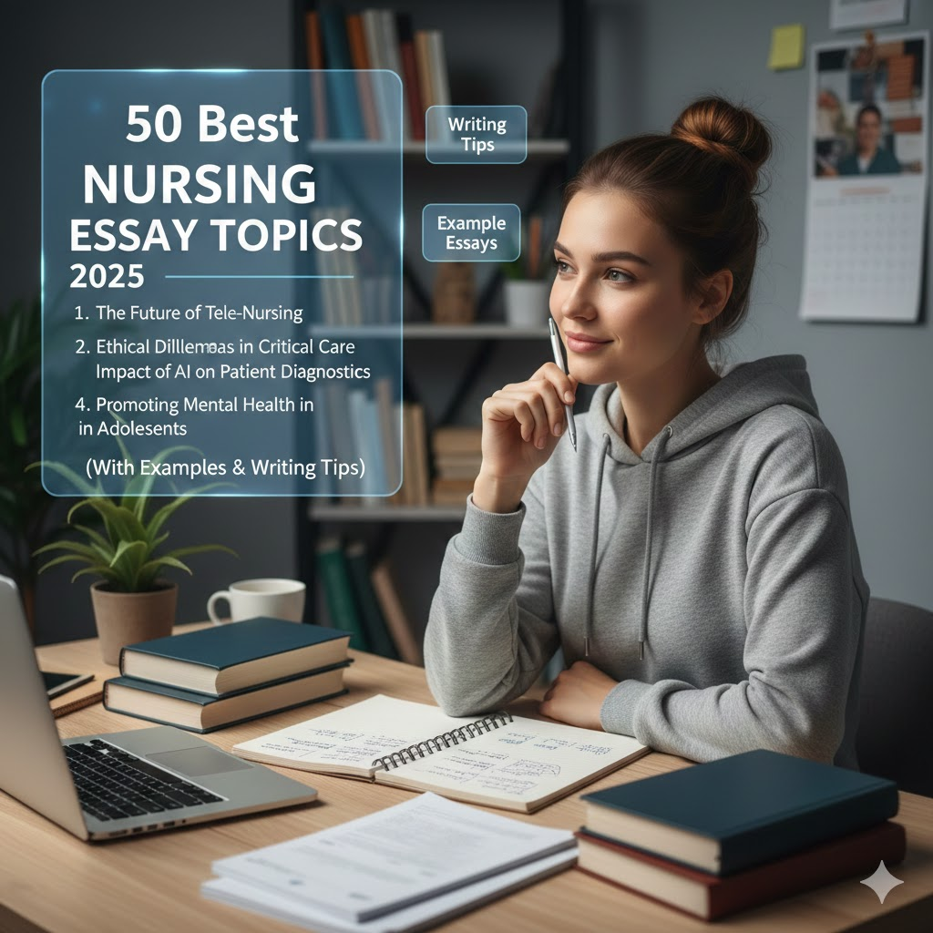 50 Best Nursing Essay Topics for Students in 2025 (With Examples & Writing Tips)
