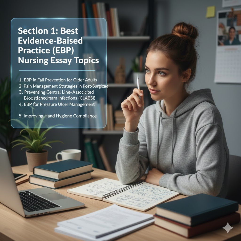 Section 1: Best Evidence-Based Practice (EBP) Nursing Essay Topics