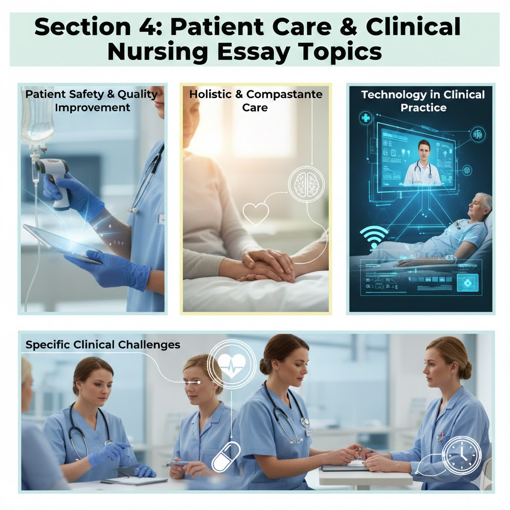 Section 4: Patient Care & Clinical Nursing Essay Topics