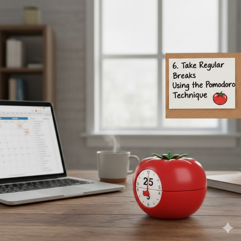 6. Take Regular Breaks Using the Pomodoro Technique