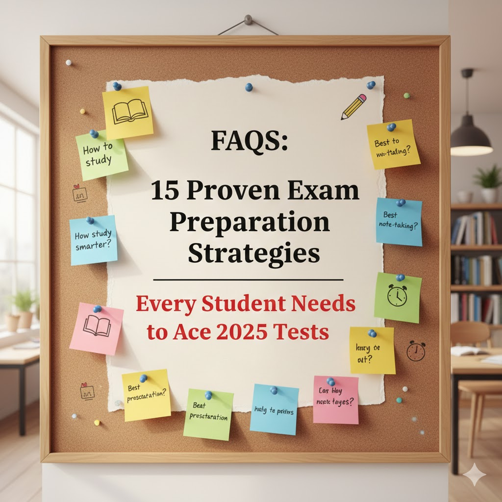 FAQs: 15 Proven Exam Preparation Strategies Every Student Needs to Ace 2025 Tests