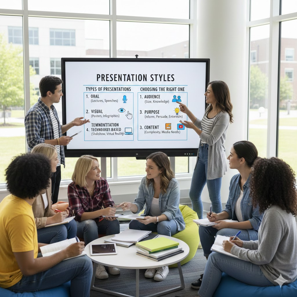 Types of Presentations and How Students Can Choose the Right One