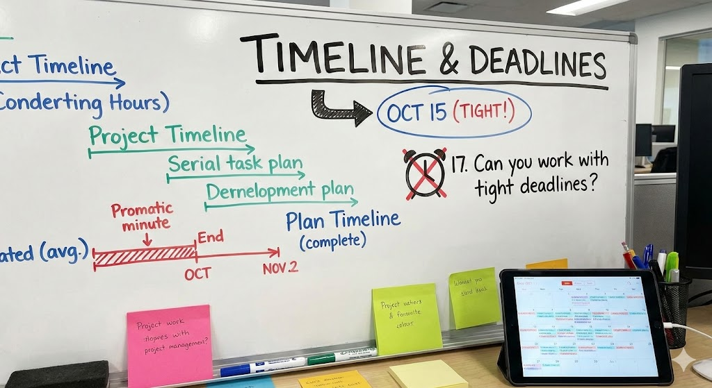 Timeline and Deadlines