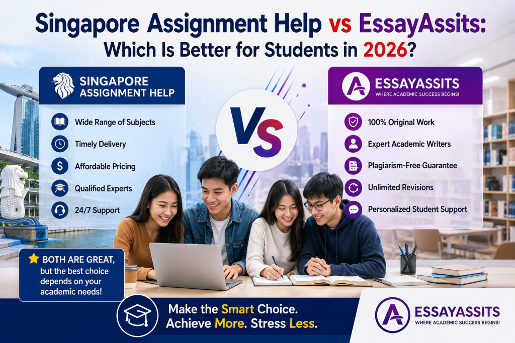 Singapore Assignment Help vs EssayAssits: Which Is Better for Students in 2026?
